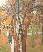 Vincent Van Gogh The Walk:Falling Leaves (nn04) oil painting